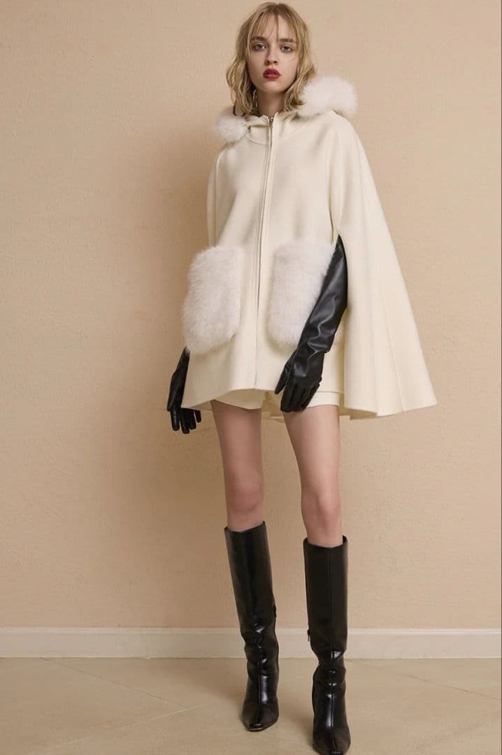 eimy istoire　ファーポケットマントコート36