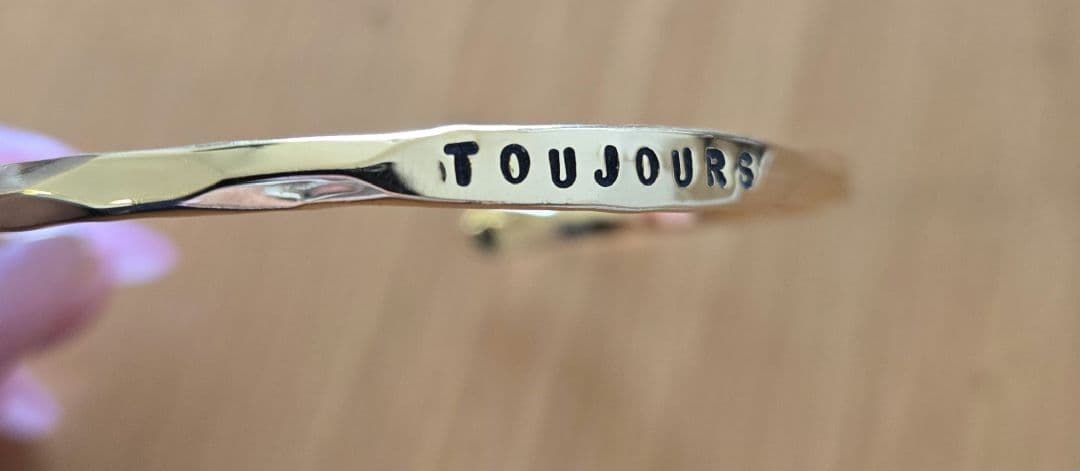 ほぼ新品☆SERGE THORAVALバングル18k(TOUJOURS いつも)