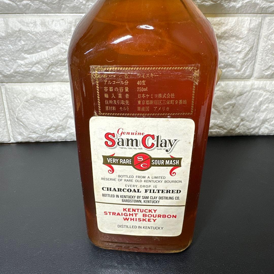 古酒 未開栓 Sam Clay サムクレイ 8年 バーボンウイスキー
