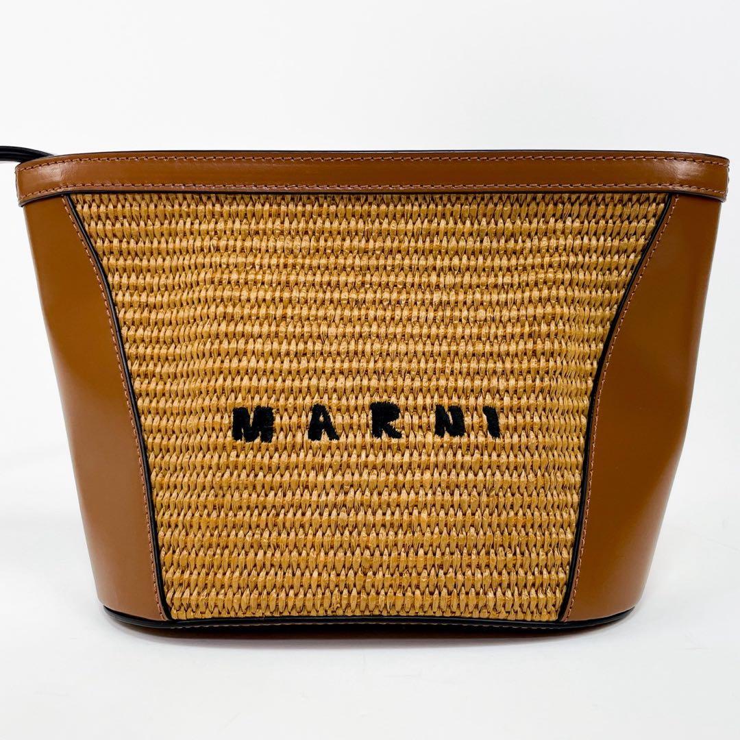 ✨新品未使用✨MARNI かごバッグ トロピカリアポーチ クラッチバッグ