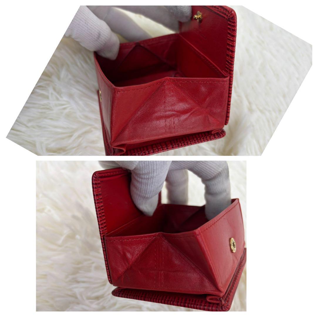 美品！ルイヴィトン エピ ポルトモネワット ケース 赤 レッド