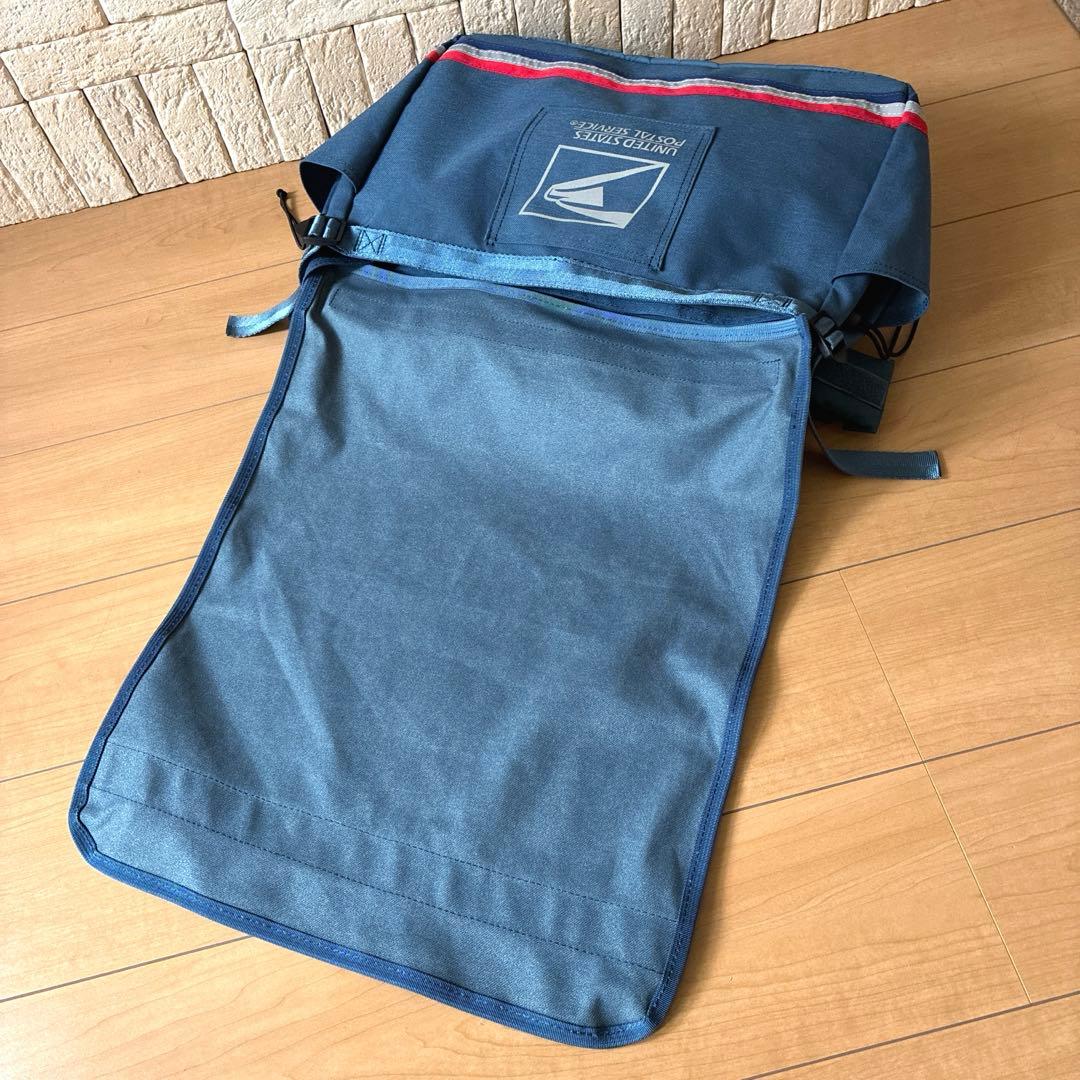 USPS 米国郵便公式配達用 メッセンジャーバッグ ナイロン製 リフレクター付