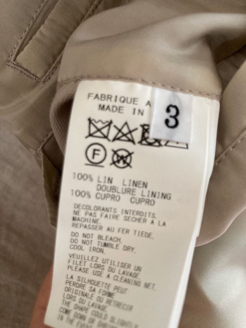 ワイズフォーメン （yohji yamamoto）リネンジャケット