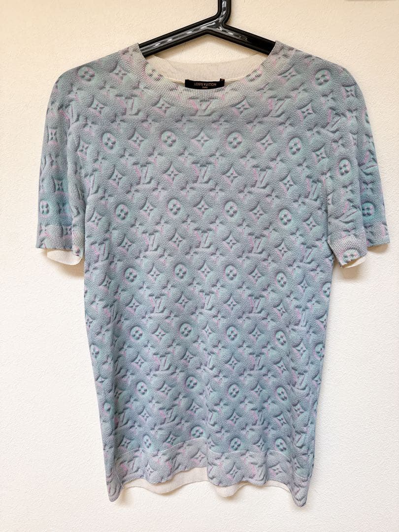 LOUIS VUITTON ロゴ柄 半袖Tシャツ M