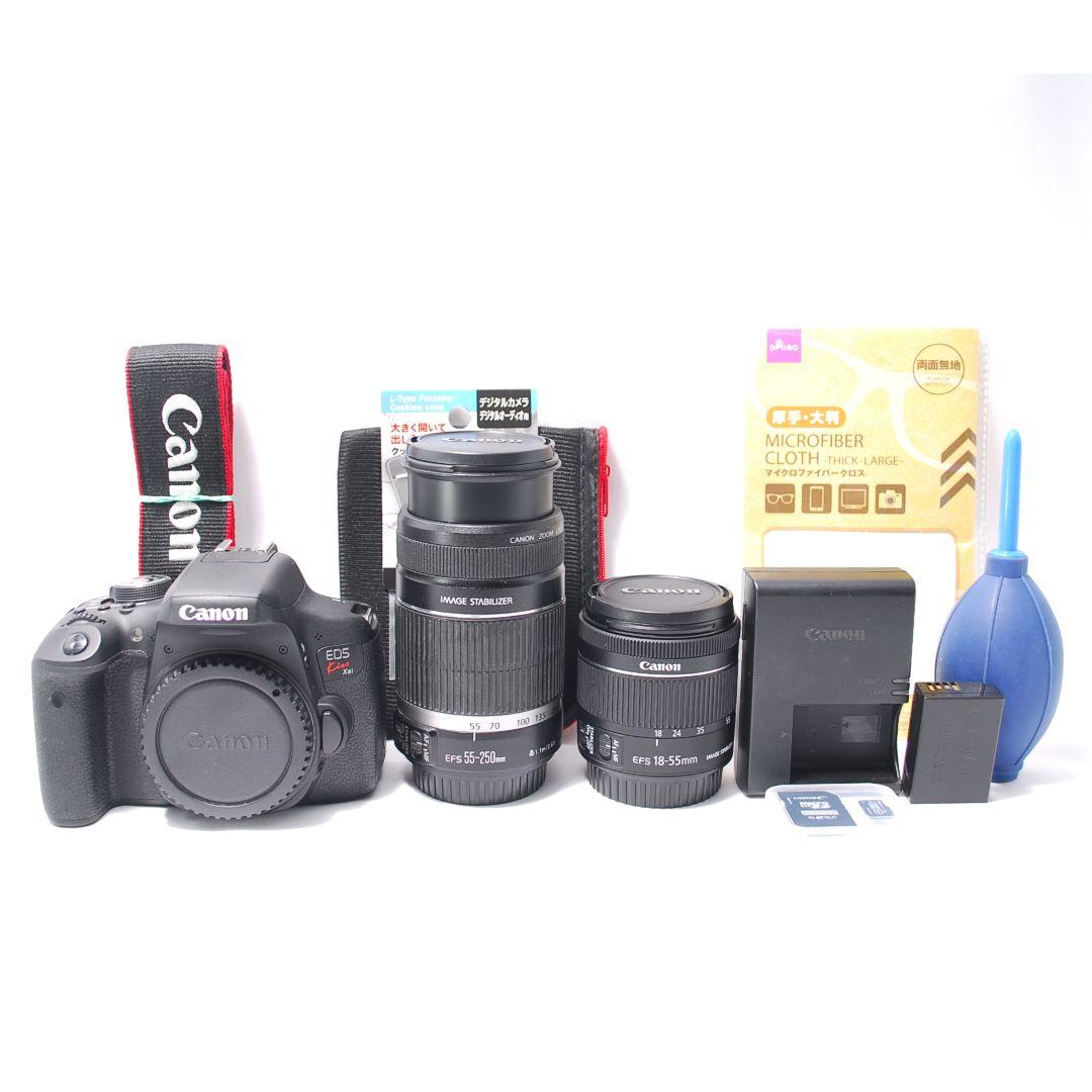 ❤即購入1000円OFF❤キャノン Canon Kiss X8i Wズームセット