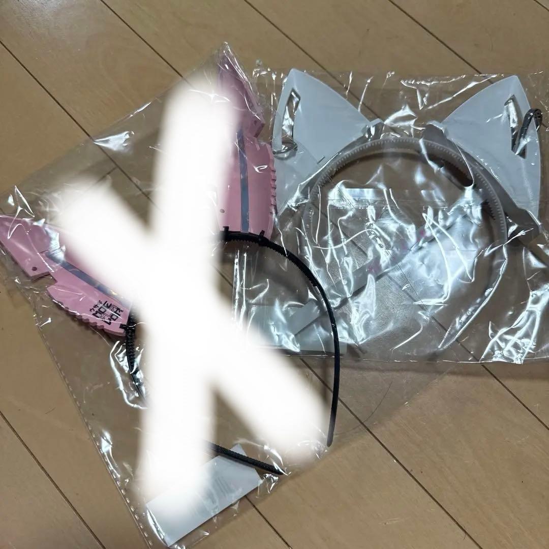 【耳付き】MOEFLAVOR サイバーキャット　ピンク