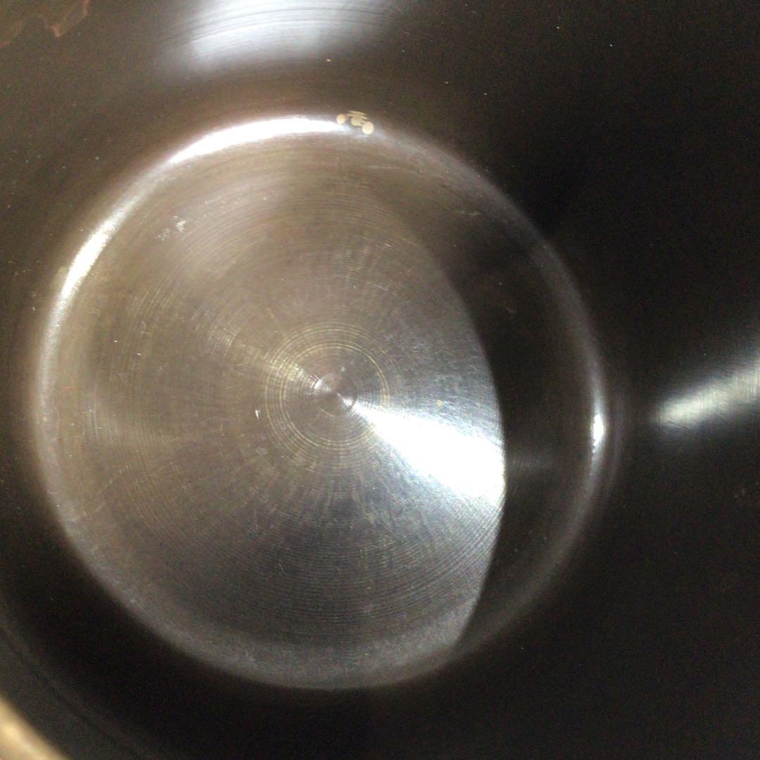 Ｐ３２１　皆具　『金谷浄雲造』『唐銅』『利休形』『水指　建水　蓋置　杓立』　共箱