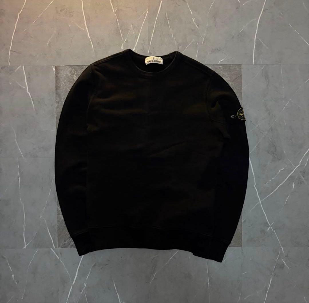 【大人気サイズ❗️】stone  スウェットトレーナー　ブラック　L