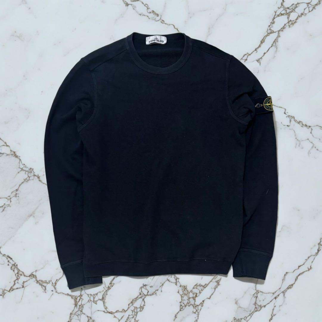 【大人気サイズ❗️】stone  スウェットトレーナー　ブラック　L
