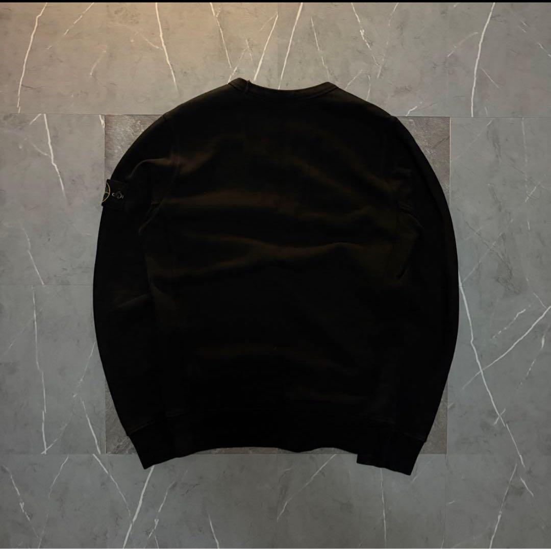 【大人気サイズ❗️】stone  スウェットトレーナー　ブラック　L
