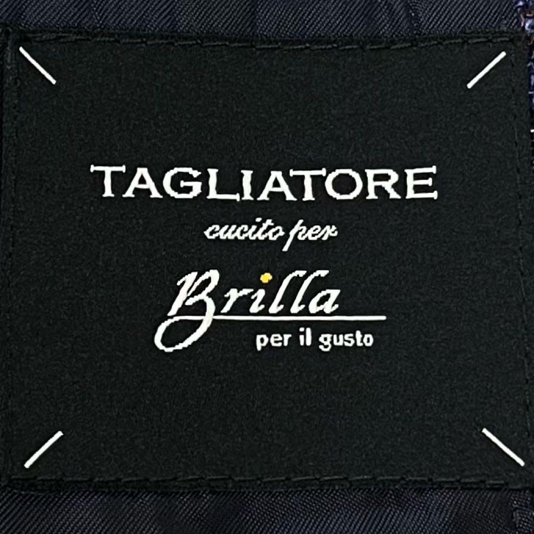 極美品 TAGLIATORE VESVIO バスケットウィーブ ブレザー 42