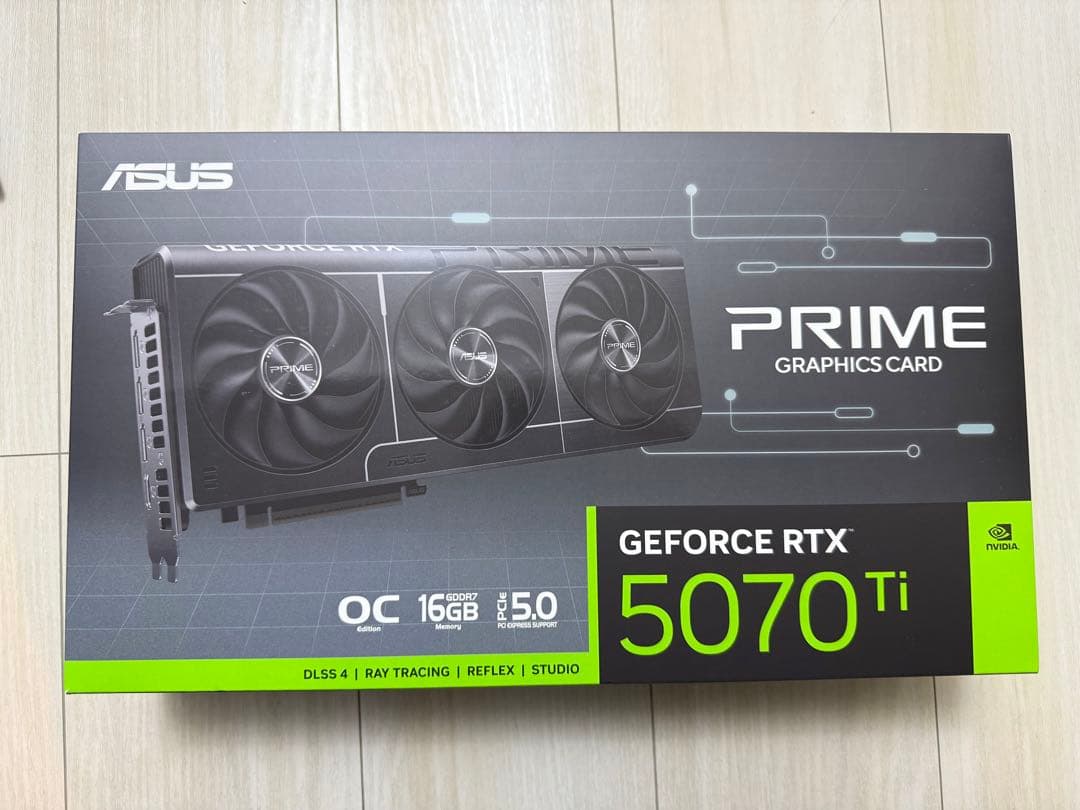 ASUS PRIME-RTX5070TI-O16G 新品未使用