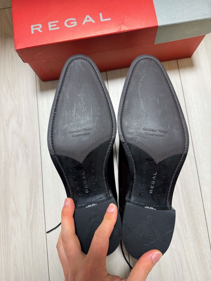 [新品・未使用]REGAL/リーガル315R ストレートチップ 25