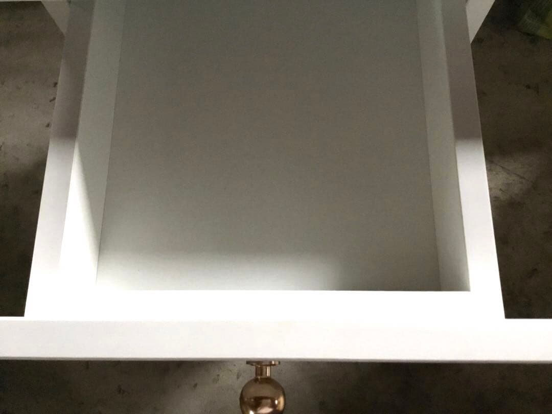 Francfranc エルドラド コスメデスク 白 大理石調 フランフラン