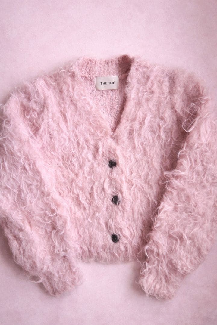 【美品】THETOÉ ピンクカーディガン