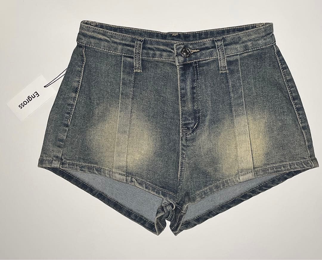 新品　ヴィンテージデニム　ショートパンツ　Y2K グランジ　平成ギャル