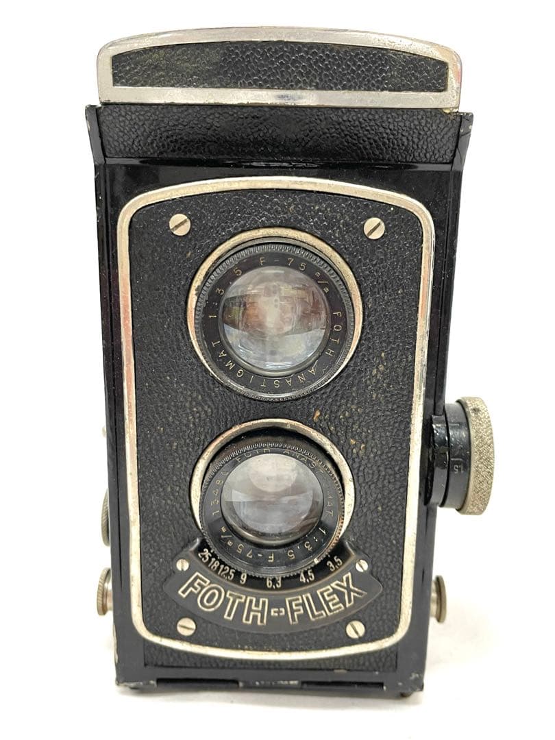 FOTH-FLEX フォスフレックス 二眼レフカメラ レザーケース付き