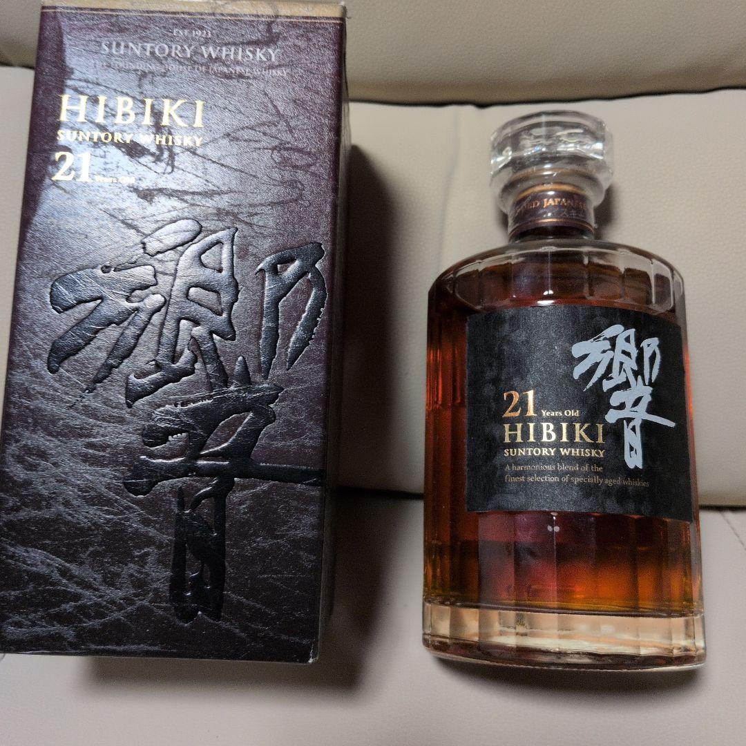 限定ジャパニーズウイスキー響21年700m　飲食店専用店様マイレージシールあり