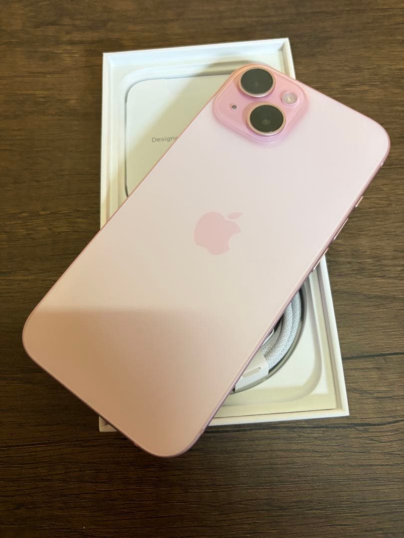 【即日配送】美品！　iPhone 15 128GB SIMフリー　ピンク