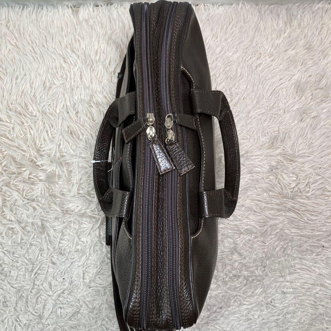美品　dunhill ダンヒル ビジネスバッグ　ブリーフケース　シボ　2WAY