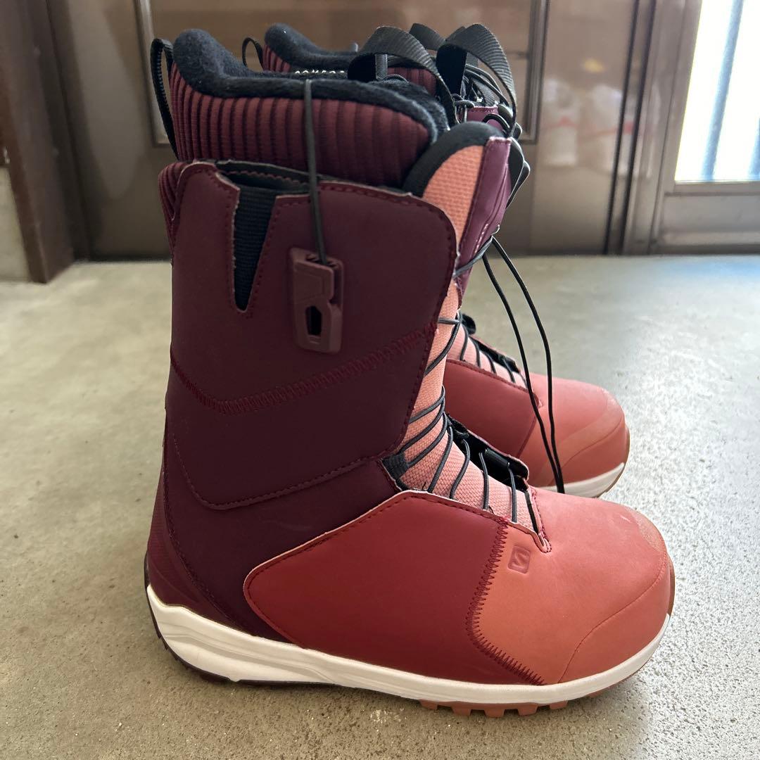 Salomon スノーボードブーツ 女性用 ピンク/ワインレッド