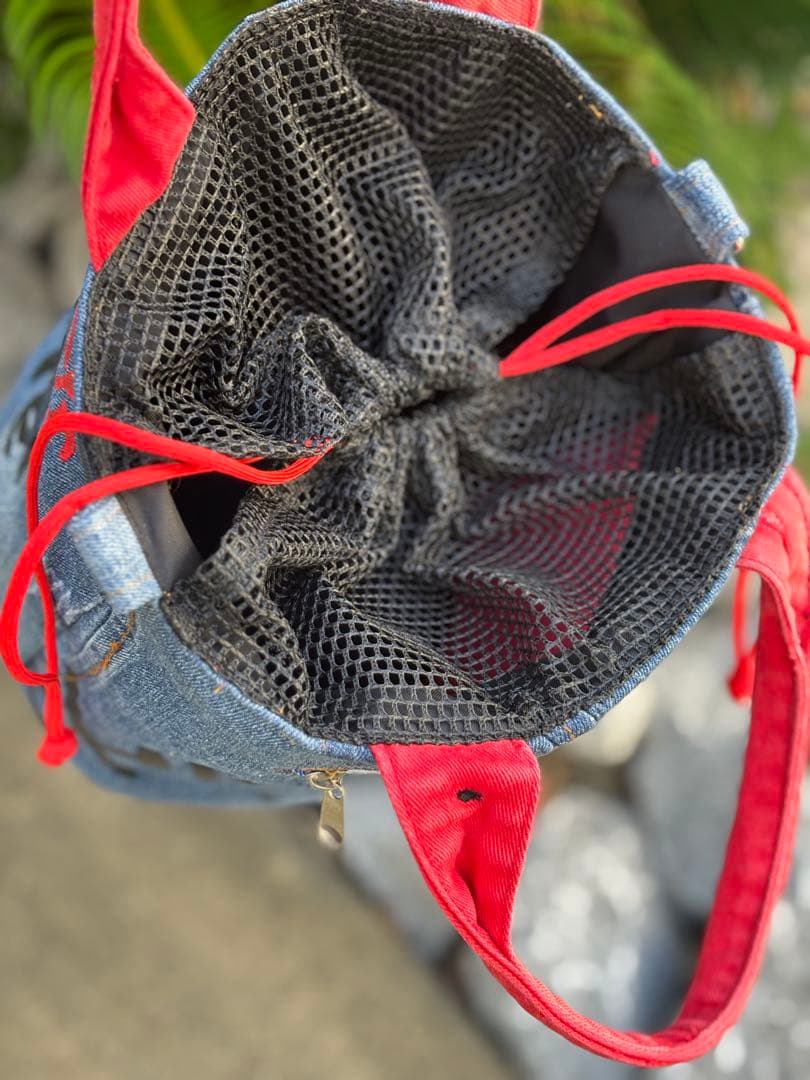 バケツ巾着落書きバック