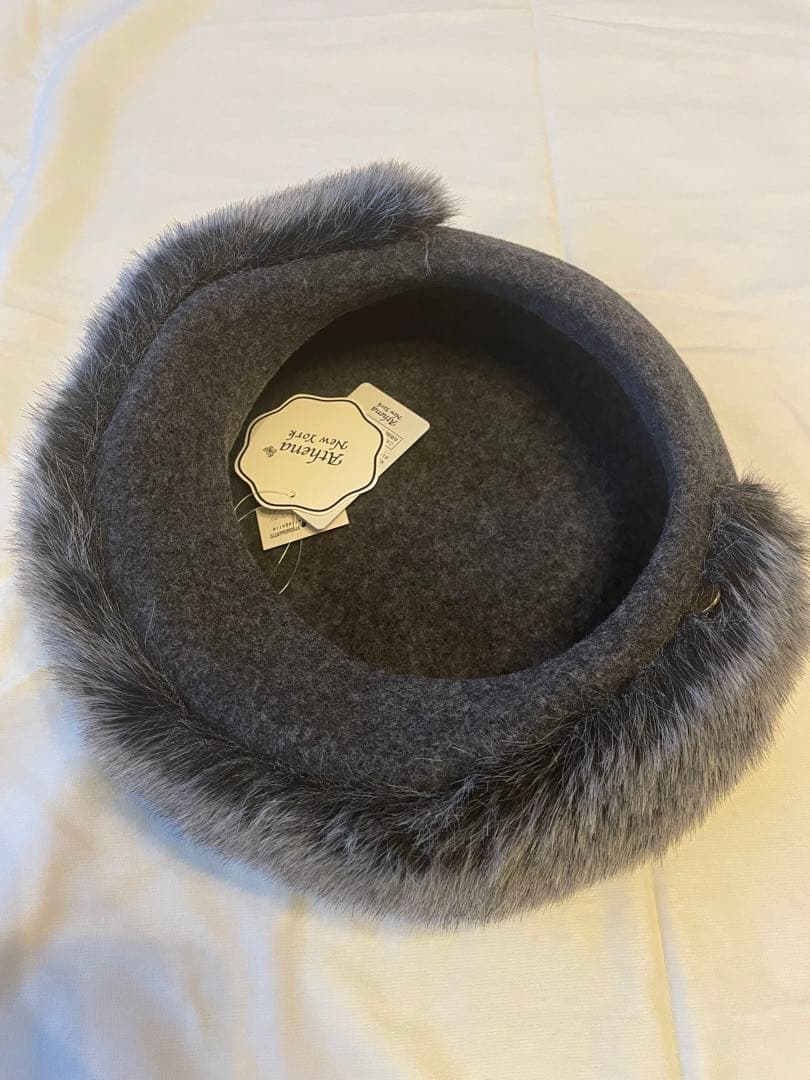 Athena New York 新品未使用　グレー ベレー帽