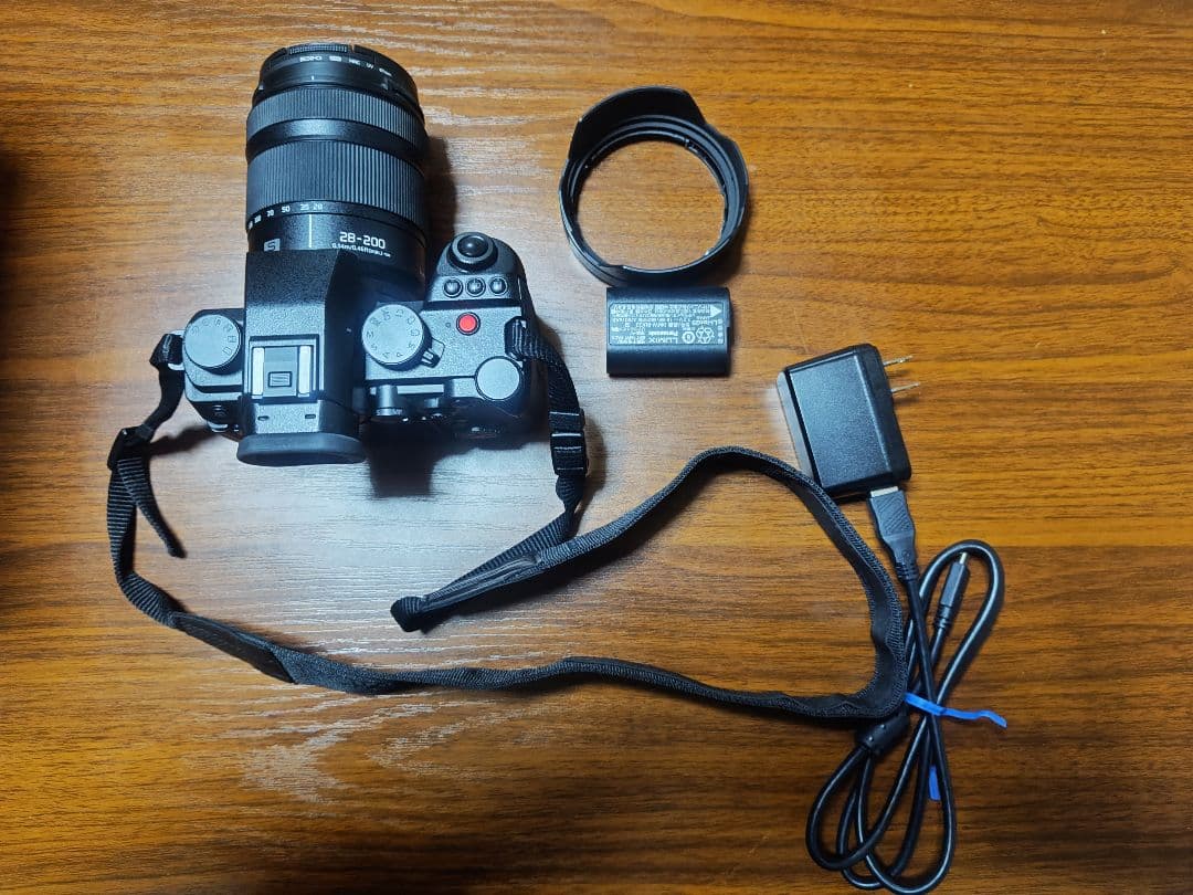 LUMIX LUMIXS5ⅱxと 28-200mmレンズ、純正ストロボ付き