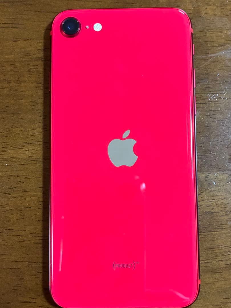 【美品】iPhone SE 第3世代 レッド　64GB