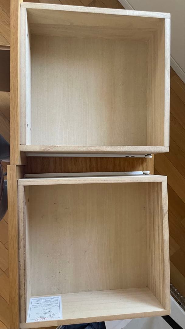 無印良品　オーク材キャビネット 3