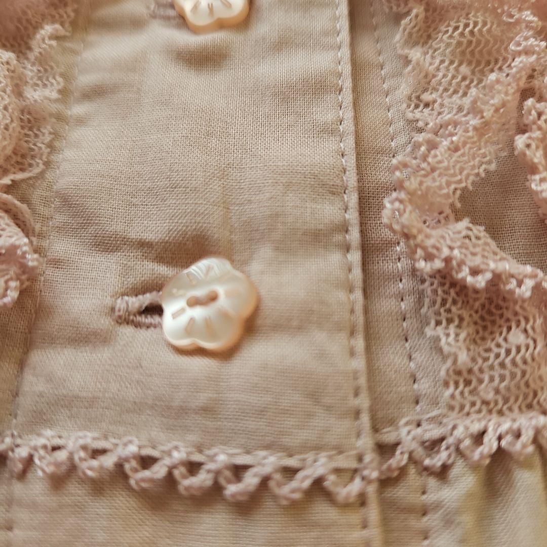 ★ピンクハウス★❤️阪神限定被せ段々ミディワンピース✨ピンク✨綿ローン