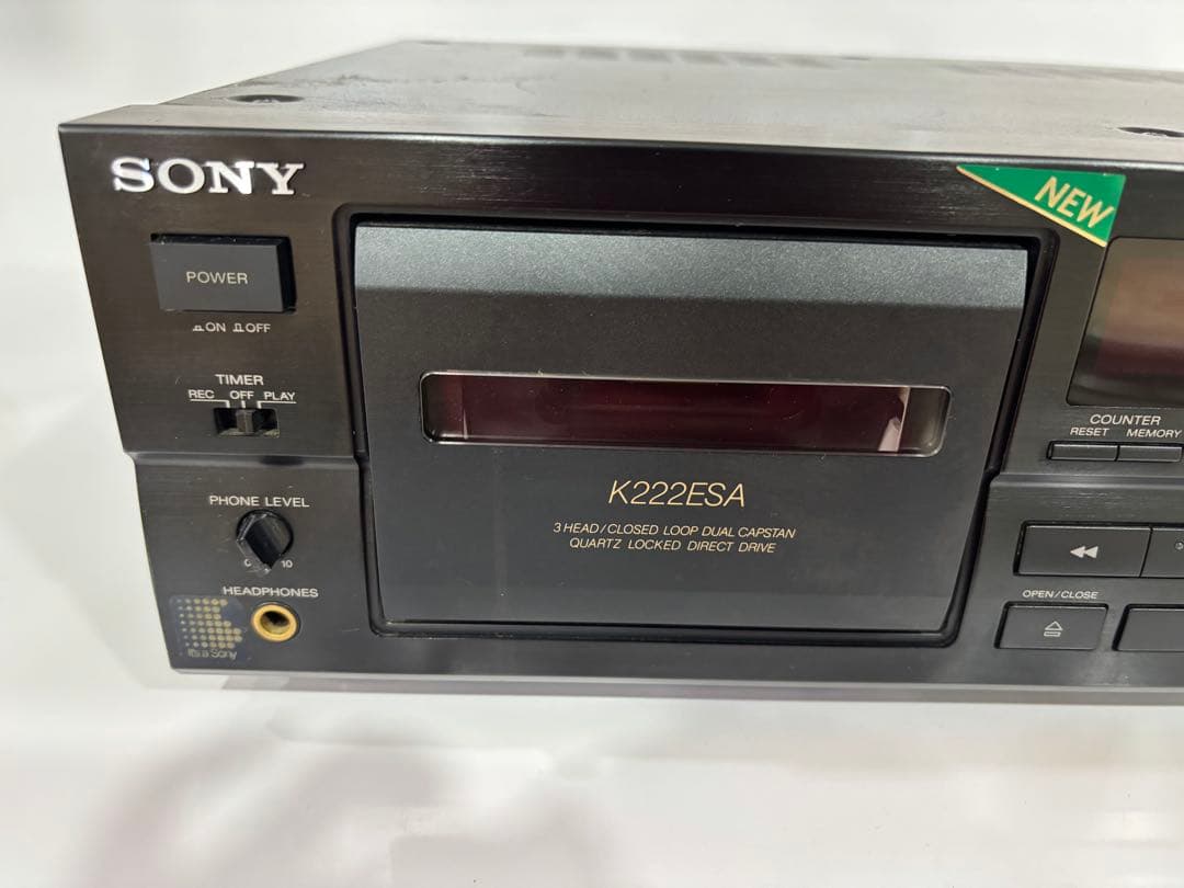 T35 SONY K222ESA カセットデッキ