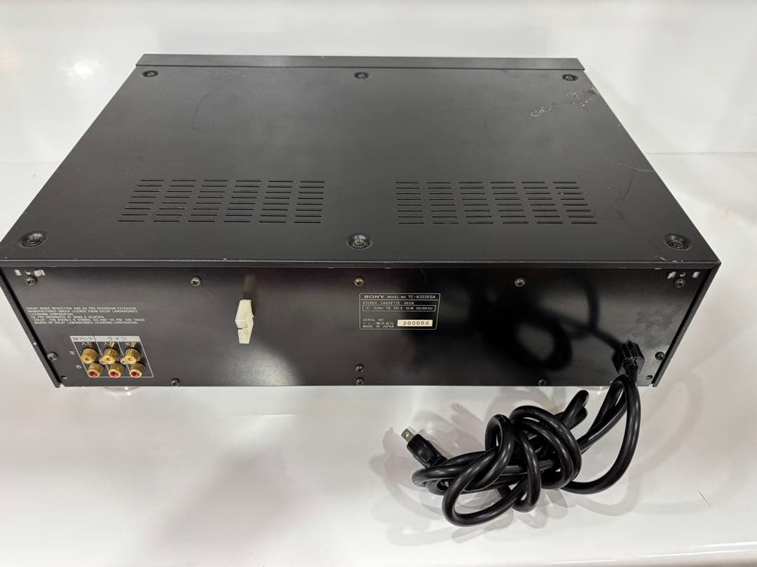 T35 SONY K222ESA カセットデッキ