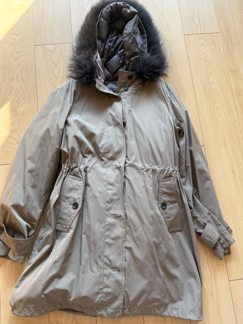 美品 23区Lモッズコート 40ライナー・ファー取り外し可 4way