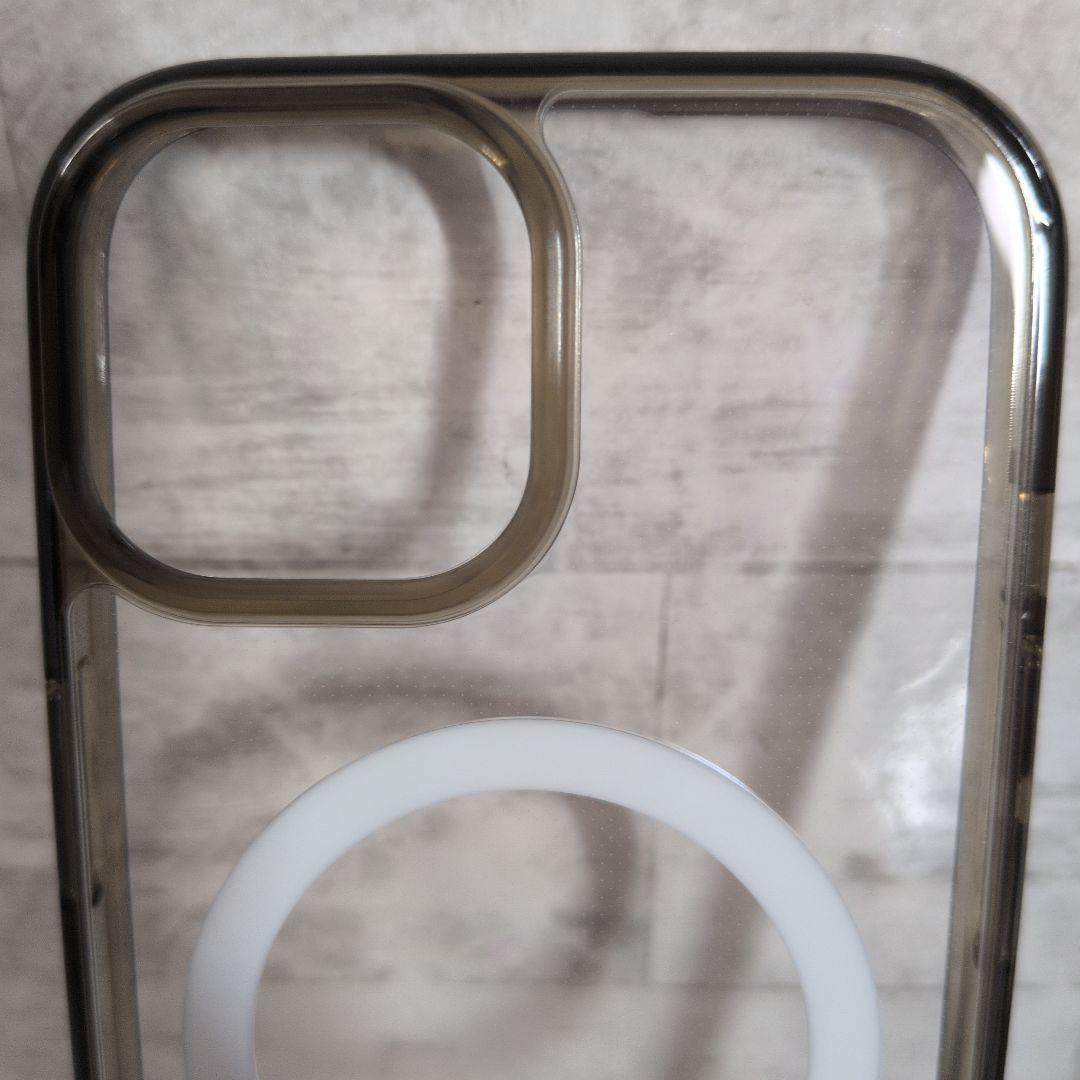 MagSafe対応 iPhone 15 用 保護ケース 黄変防止 マグネット搭載