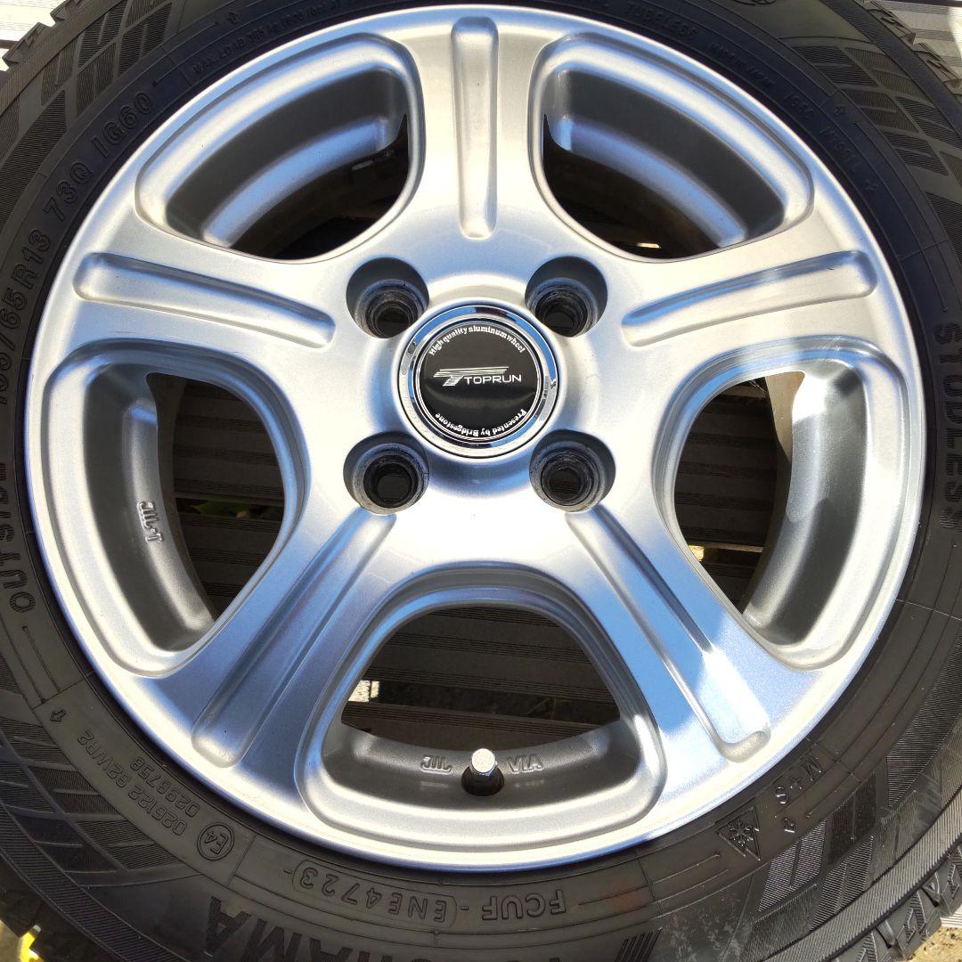 ヨコハマ アイスガード ig60 155/65r13 アルミホイールセット①