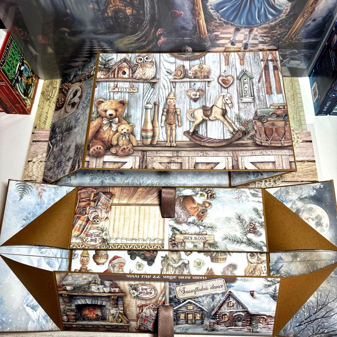 ４１０新スタンペリアTHEOWL’S HOUSEおすそ分け引き出し付収納ボックス