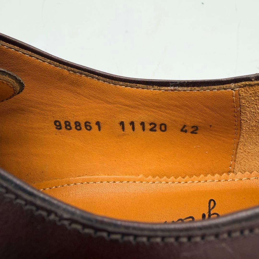 【未使用】ジャランスリウァヤ ストレートチップ 27cm 濃茶 内羽根 革靴