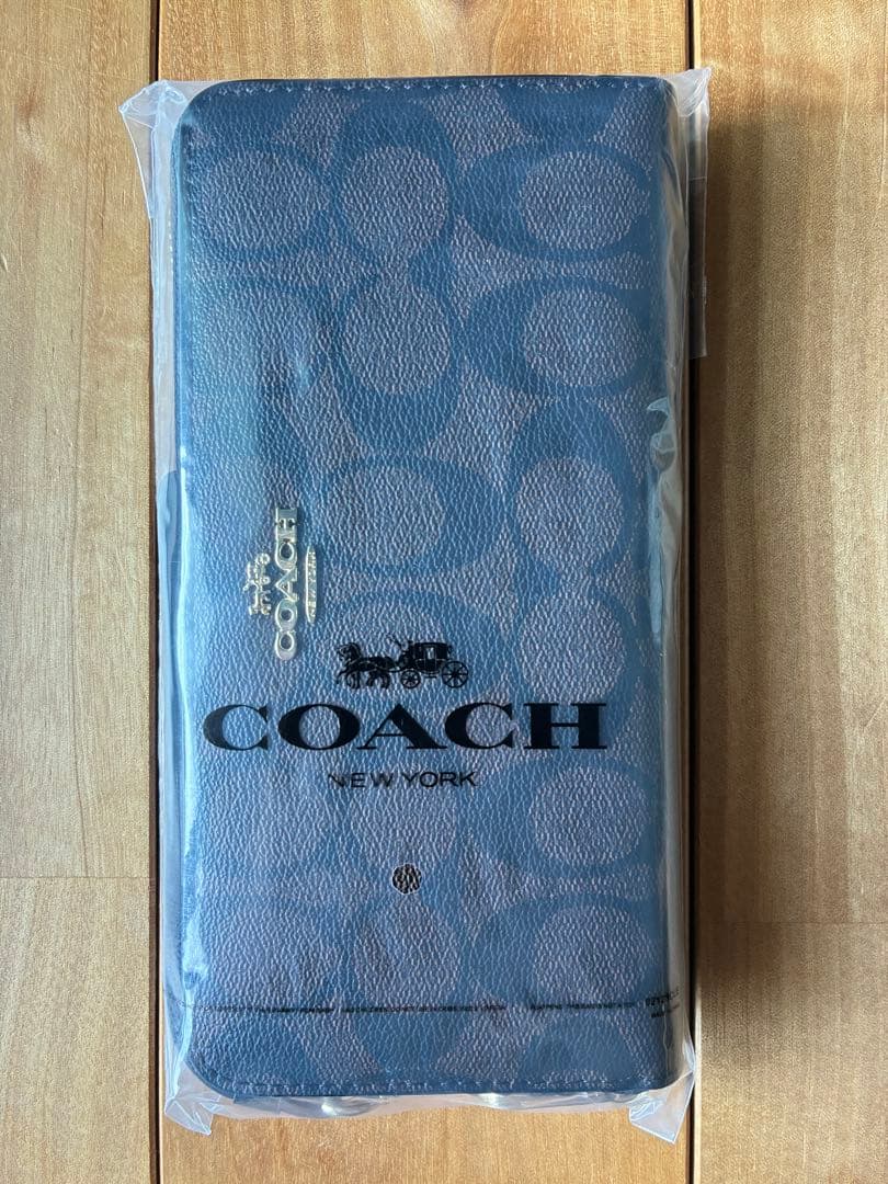 COACH コーチ 長財布 C4452 IMAA8 シグネチャー ブラウン