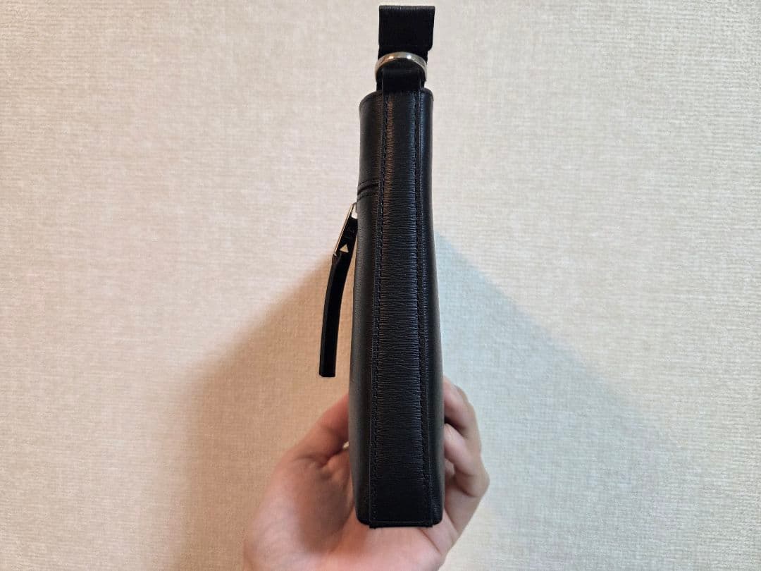 Paul Smith ブラックレザーショルダーバッグ