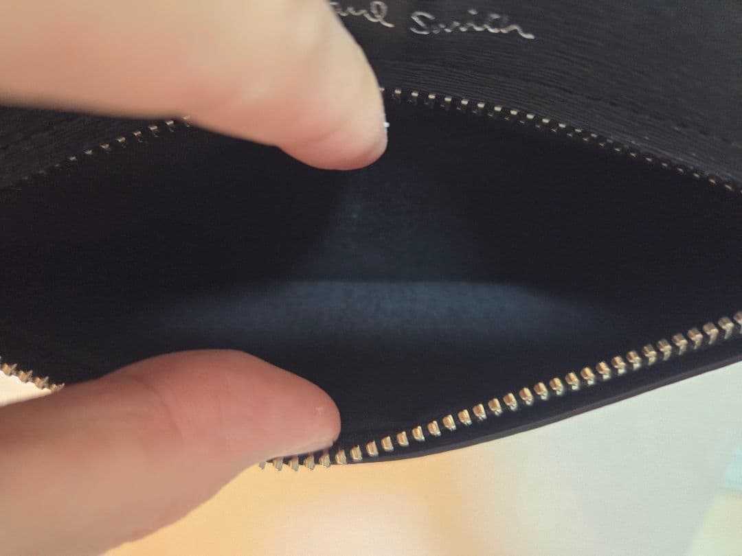 Paul Smith ブラックレザーショルダーバッグ