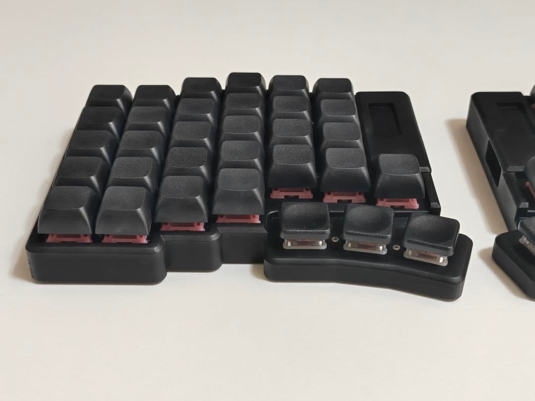 keyball61 完成品 自作キーボード 左右分割 ブラック