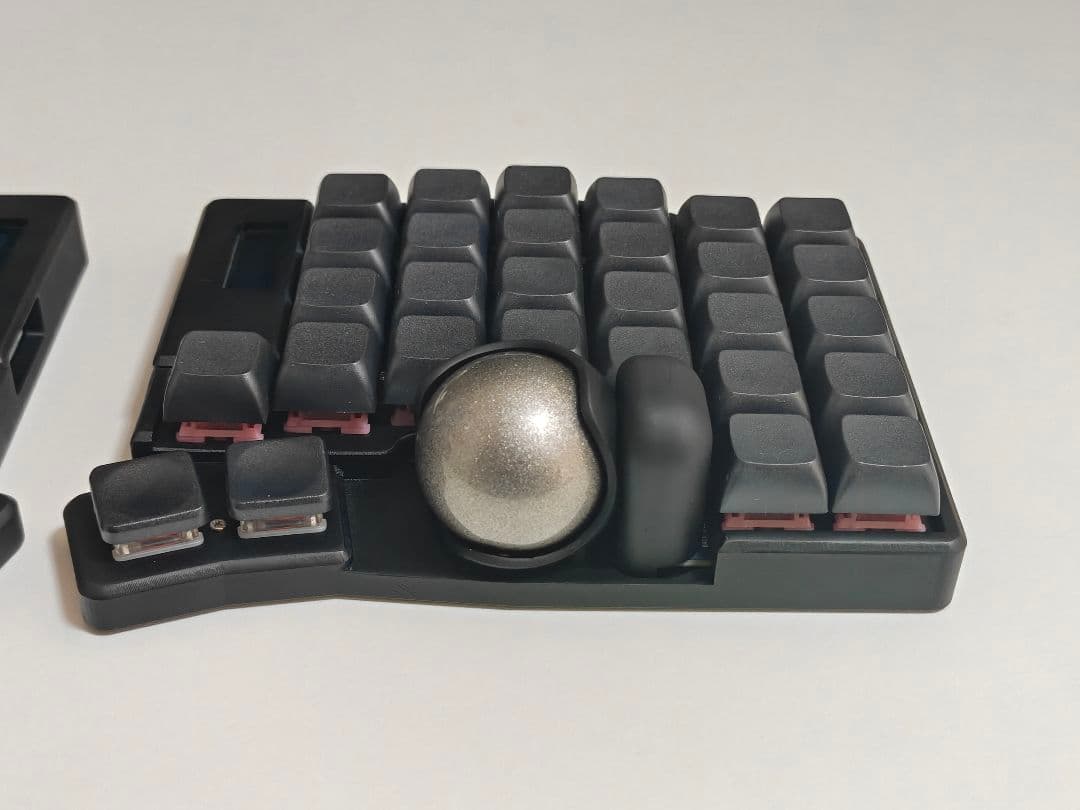 keyball61 完成品 自作キーボード 左右分割 ブラック