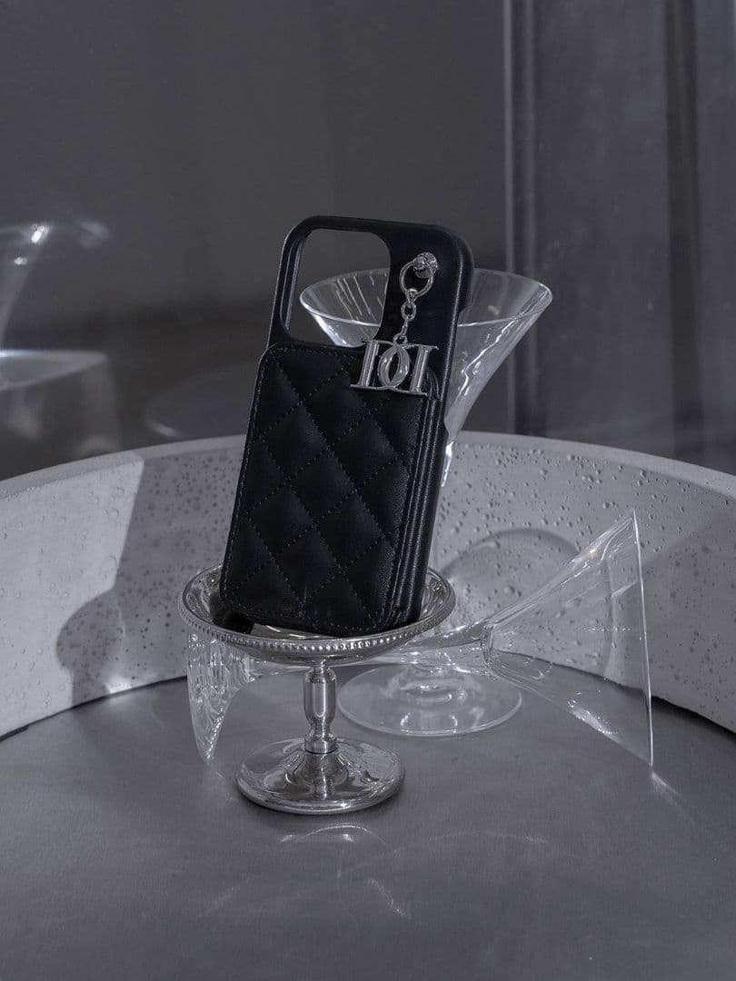 キルティングミラーDDチャームiPhoneケース ダーリッチ