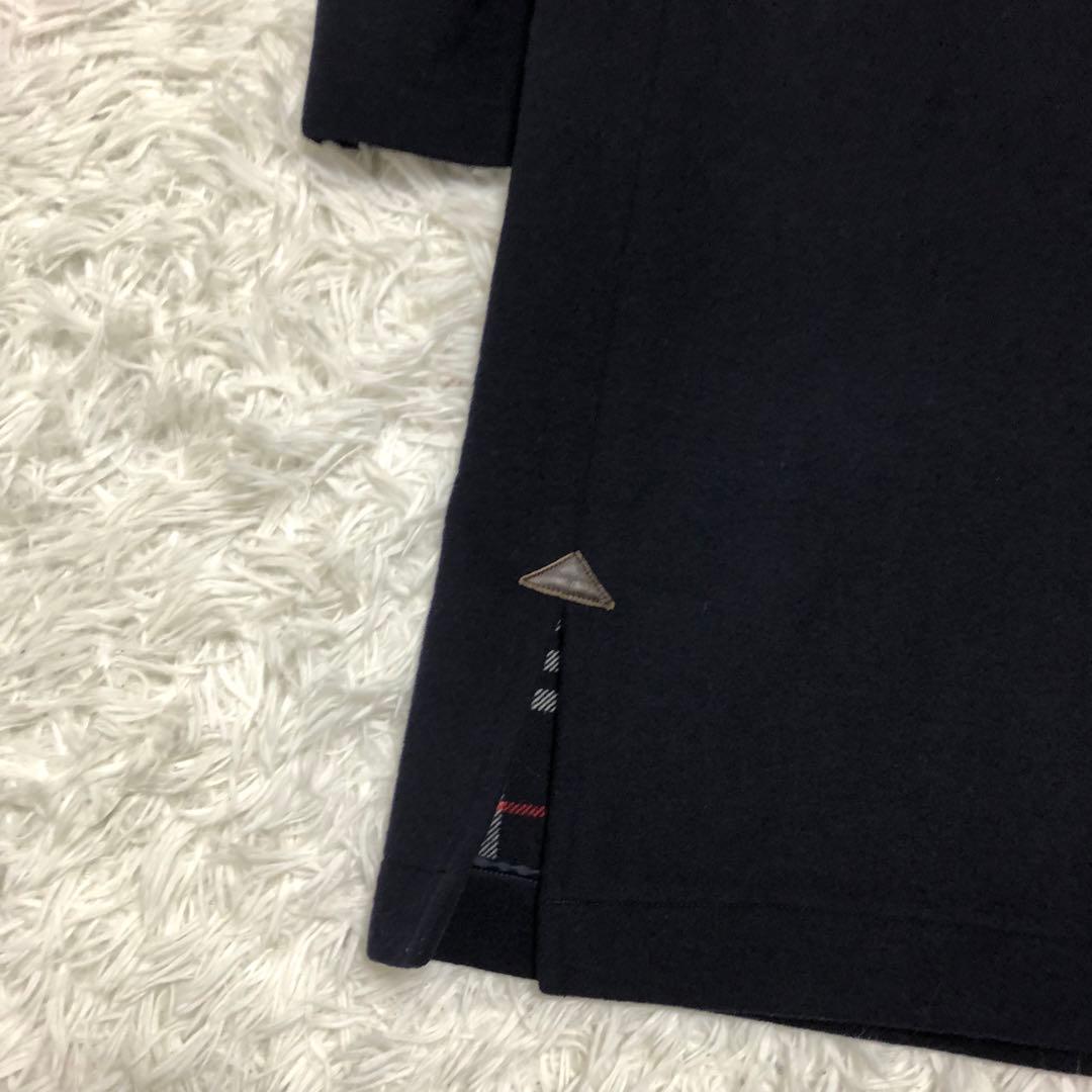 バーバリーズ　ダッフルコート　カシミヤ　ネイビー