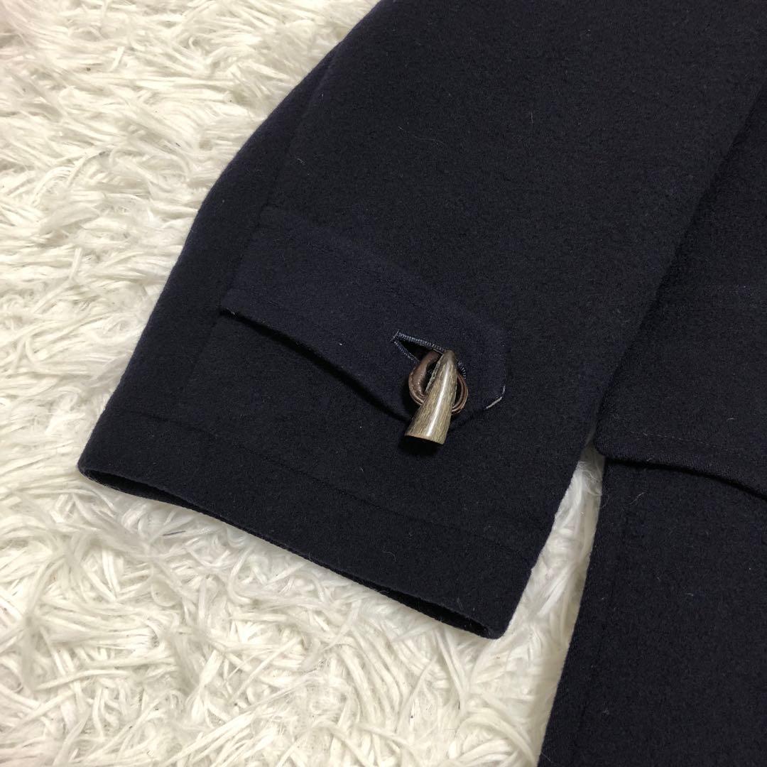 バーバリーズ　ダッフルコート　カシミヤ　ネイビー