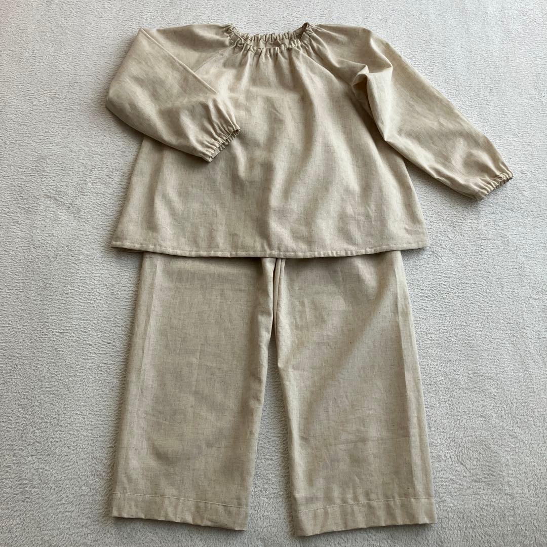 小児3点セット　長袖ワンピース　長袖ブラウス　長袖ブラウス&長パンツセットアップ