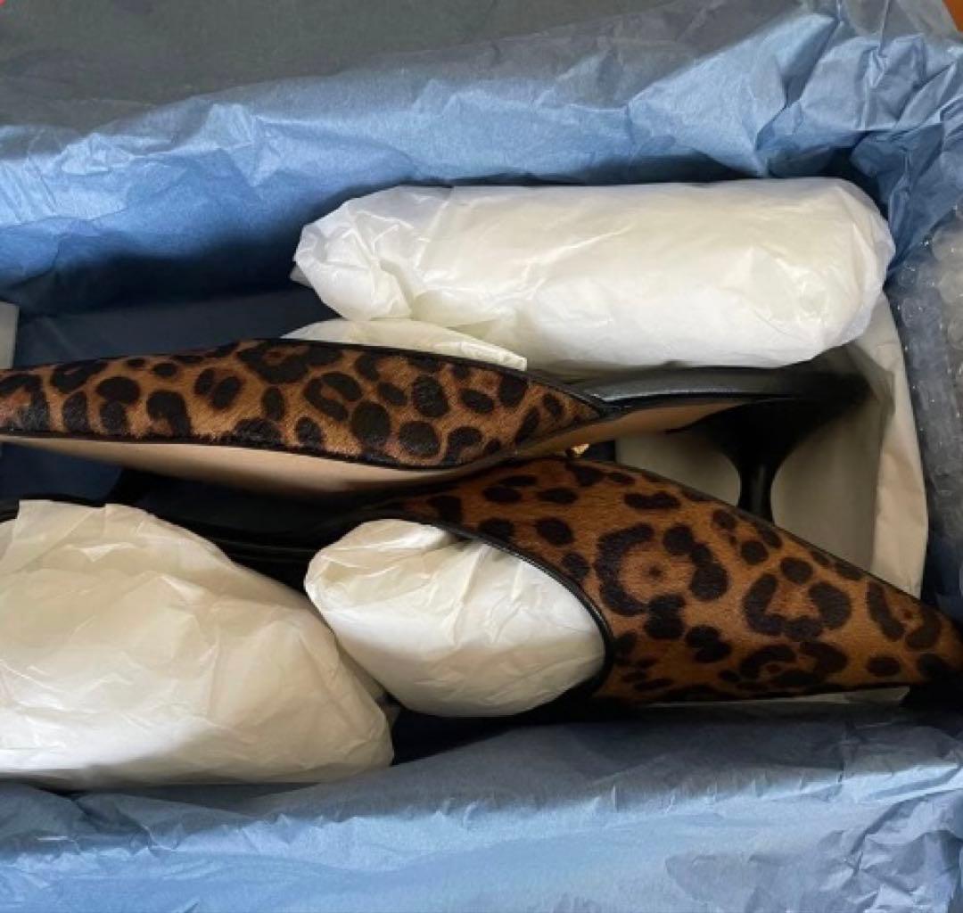 ア≪ GRISE⭐︎4.5cmレザーポインテッドミュール【未使用品】