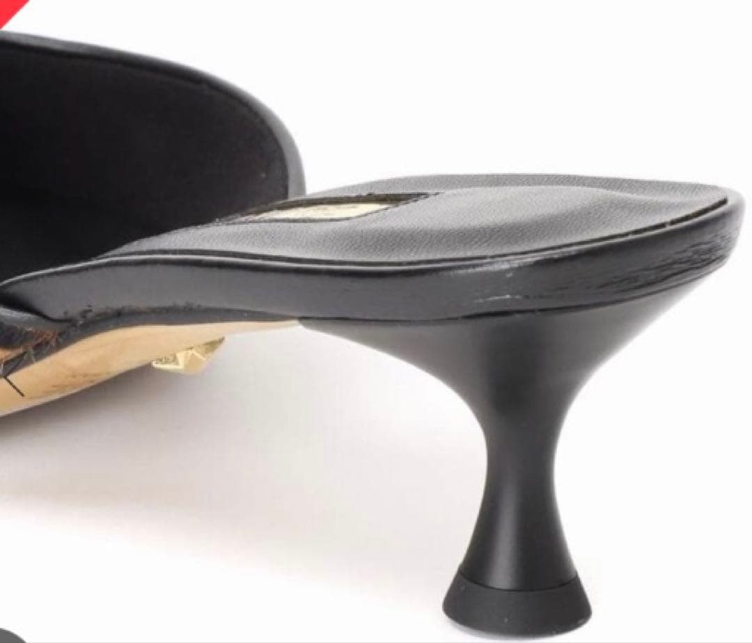 ア≪ GRISE⭐︎4.5cmレザーポインテッドミュール【未使用品】