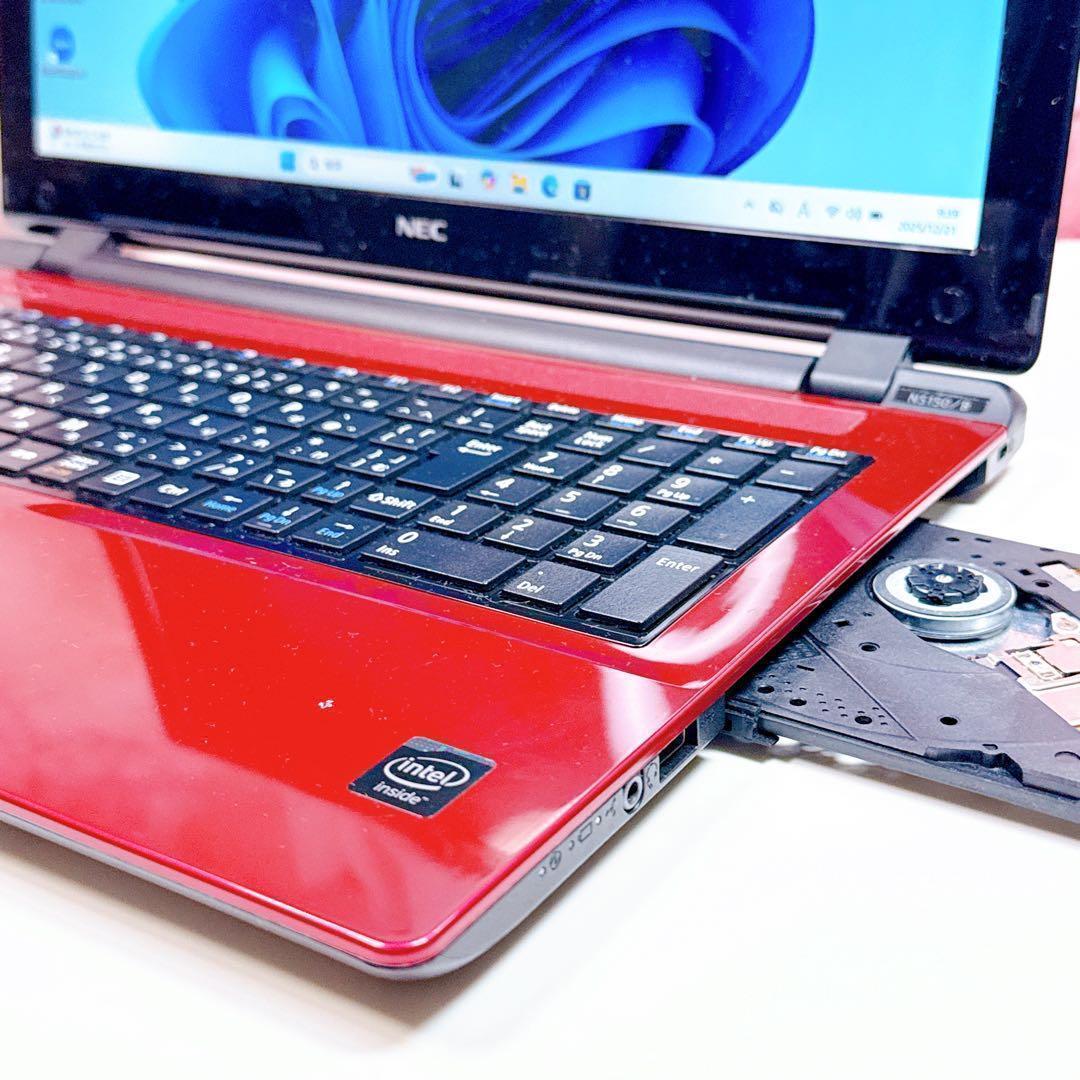 美品✨新品SSDで爆速✨ windows11 ノートパソコン✨オフィス カメラ